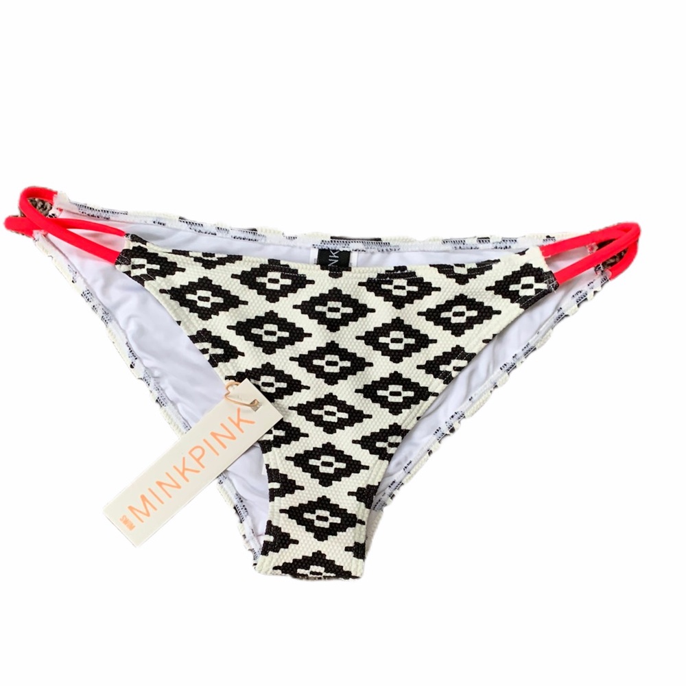 NWT MINKPINK aztec bikini bottom size L